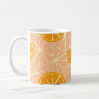 Taza De Café Refrescante de fruta Naranja tropical