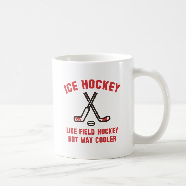 Taza De Café Refrigerador de vías de hockey sobre hielo (Derecha)
