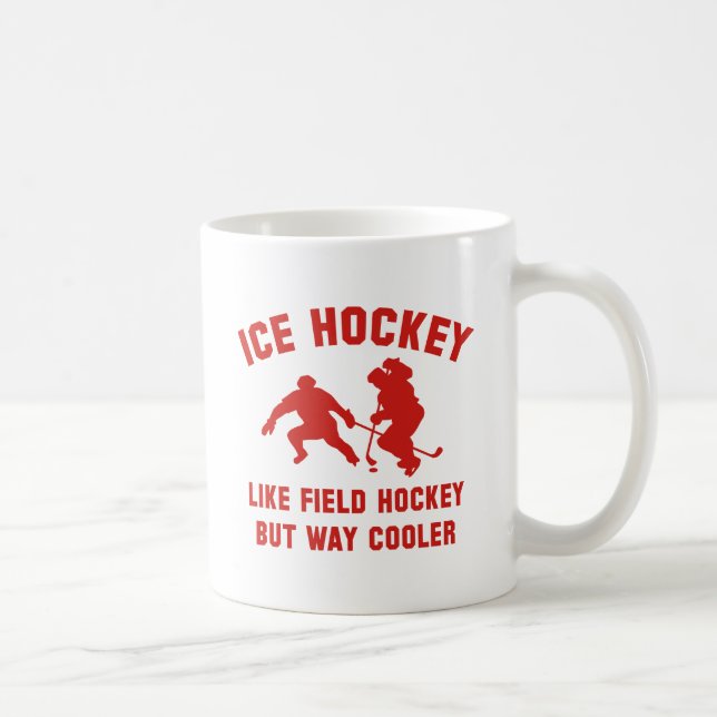 Taza De Café Refrigerador de vías de hockey sobre hielo (Derecha)