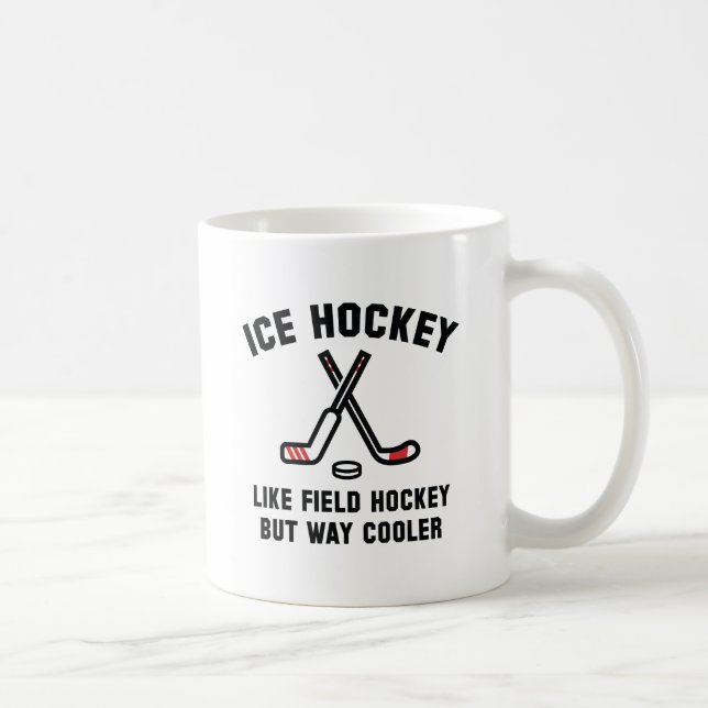 Taza De Café Refrigerador de vías de hockey sobre hielo (Derecha)