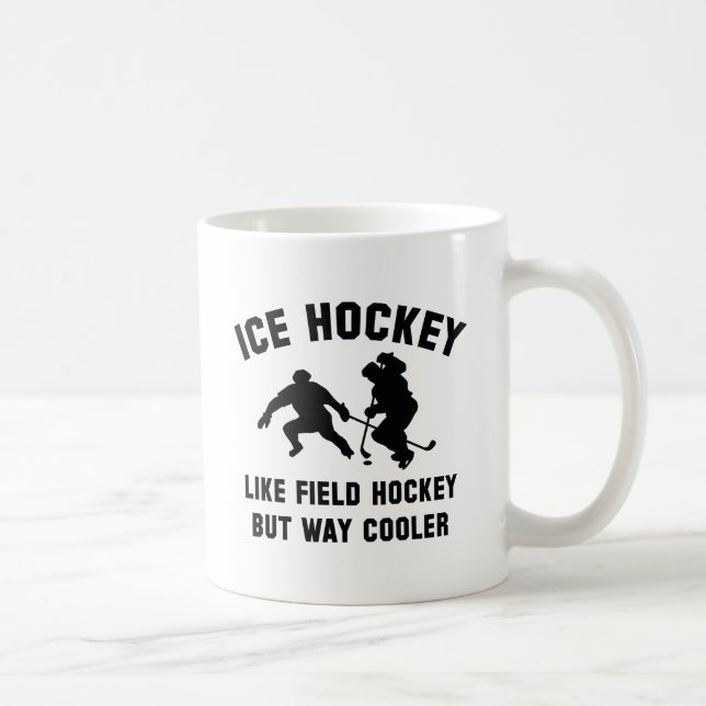 Taza De Café Refrigerador de vías de hockey sobre hielo (Derecha)