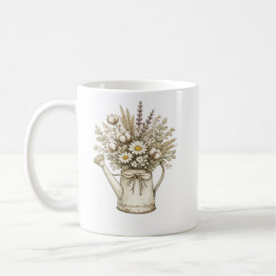 Taza De Café Regadera de granja rústica