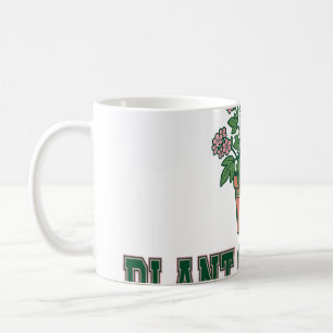 Taza De Café Regala Planta Abuela Floración Planta de Interior