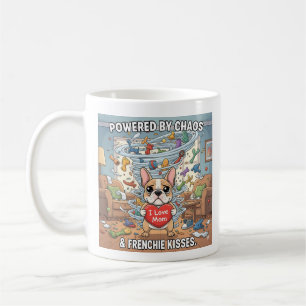 Taza De Café Regalado por el Caos Regalo para Mamá de Perro Fra