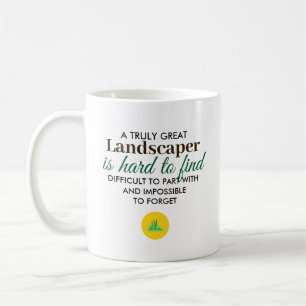 Taza De Café Regalador de nombre personalizado para paisajista