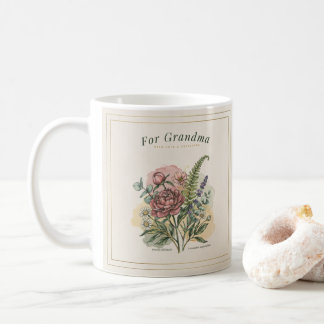 Taza De Café Regalo Abuela Botánica