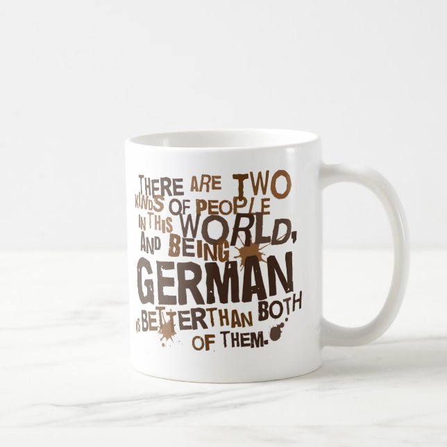 Taza De Café Regalo alemán (divertido) (Derecha)