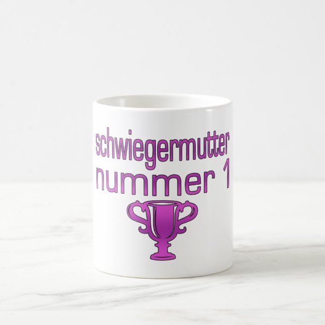 Taza De Café Regalo alemán Schwiegermutter Nummer 1 de la (Centro)