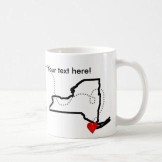 Taza De Café Regalo ausente de mudanza de la relación de larga