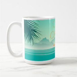 Taza De Café Regalo Boda de Beach Destination Mug Newlyweds