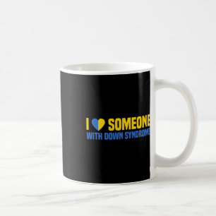 Taza De Café Regalo Bonito Amo a Alguien Con Síndrome de Down 