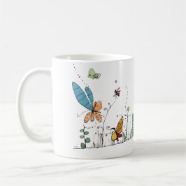 Taza De Café Regalo caprichoso de insectos, tema de insectos