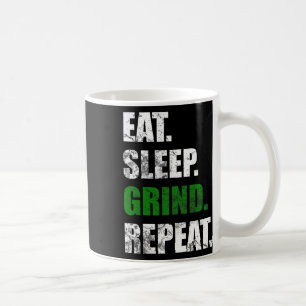 Taza De Café Regalo Comer Dormir Moler Repetir Retro Patinaje 