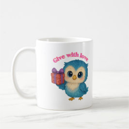 Taza De Café Regalo con amor - Lechuza con regalo