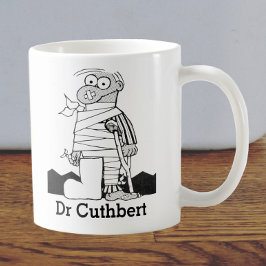 Taza De Café Regalo con nombre para un Médica - Hombre en banda