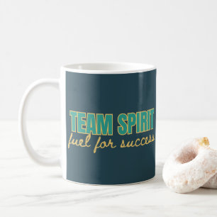 Taza De Café Regalo Corporativo Cita Inspiradora Espíritu de Eq