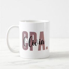 Taza De Café Regalo CPA personalizado, contable, regalo CPA