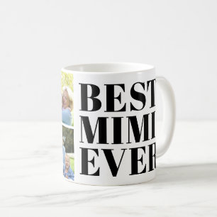 Taza De Café Regalo De 3 Fotos De La Mejor Mimi Moderna Y Negri