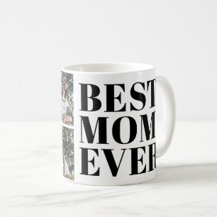 Taza De Café Regalo de 3 Fotos Mamá Moderna Mejor del Mundo