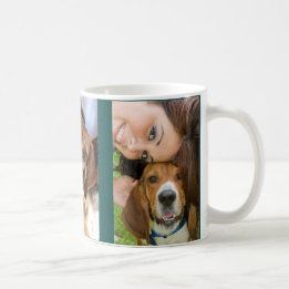Taza De Café Regalo de 3 Fotos para Amante de Cachorros