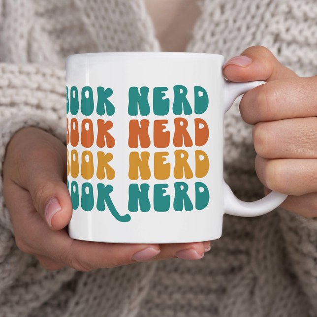 Taza De Café Regalo de abono de libros Nerd (book nerd, book lover, literature major, love to read)