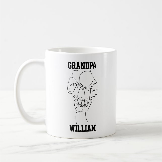 Taza De Café Regalo de abuelo Personalizado de abuelo personali (Izquierda)