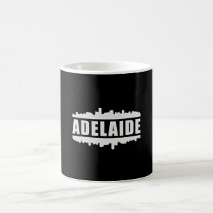 Taza De Café Regalo de Adelaide Australia City Skyline Cityscap