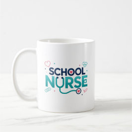 Taza De Café Regalo de Agradecimiento a la Enfermera Escolar