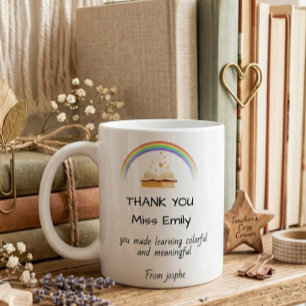 Taza De Café Regalo de agradecimiento a maestros Amor Viral Est