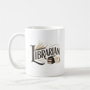 Taza De Café Regalo de Agradecimiento al Bibliotecario Escolar