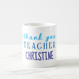 Taza De Café Regalo de agradecimiento al profesor, gracias pers