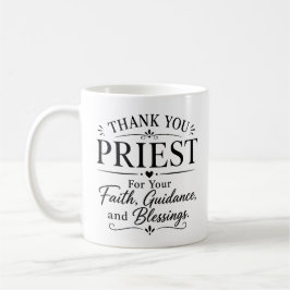 Taza De Café Regalo de Agradecimiento al Sacerdote