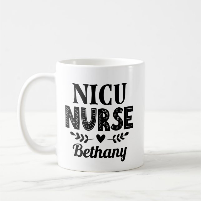 Taza De Café Regalo de agradecimiento de enfermero de la NICU (Izquierda)