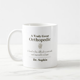 Taza De Café Regalo de Agradecimiento Ortopédico Excelente Pers