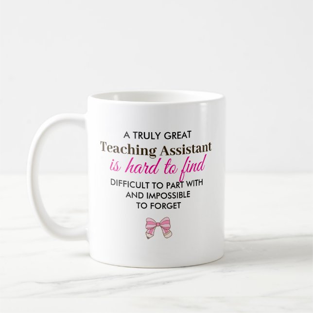 Taza De Café Regalo de Agradecimiento para Asistente de Enseñan (Izquierda)