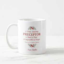 Taza De Café Regalo de agradecimiento para mentor de enfermera