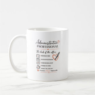Taza De Café Regalo de Agradecimiento para Profesionales Admini