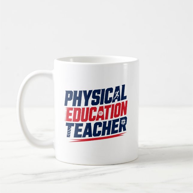 Taza De Café Regalo de Agradecimiento para Profesor de Educació (Izquierda)