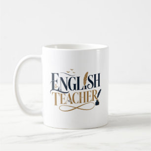 Taza De Café Regalo de Agradecimiento para Profesores de Inglés