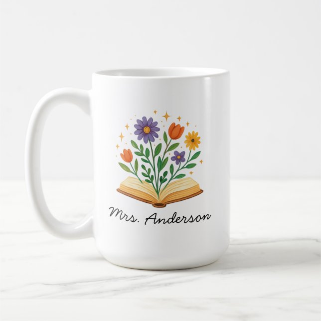 Taza De Café Regalo de agradecimiento personalizado del profeso (Izquierda)