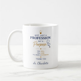 Taza De Café Regalo de agradecimiento personalizado para médico