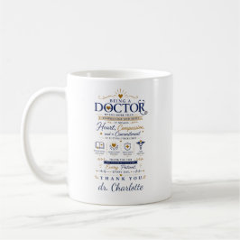 Taza De Café Regalo de Agradecimiento Personalizado para Médico