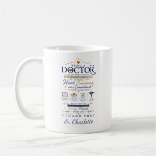 Taza De Café Regalo de Agradecimiento Personalizado para Médico
