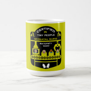 Taza De Café Regalo de agradecimiento y apoyo a enfermeras neon