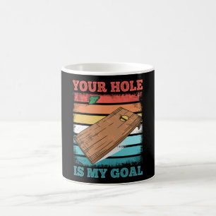 Taza De Café Regalo de agujero negro retro Tu agujero es mi obj