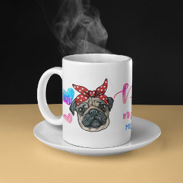 Taza De Café Regalo de amante de perro adorno de Día de la Madr