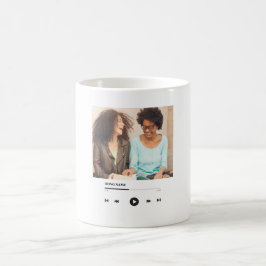Taza De Café Regalo de amigos personalizados de Spotify