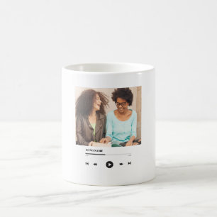 Taza De Café Regalo de amigos personalizados de Spotify