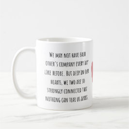 Taza De Café Regalo de amistad a larga distancia