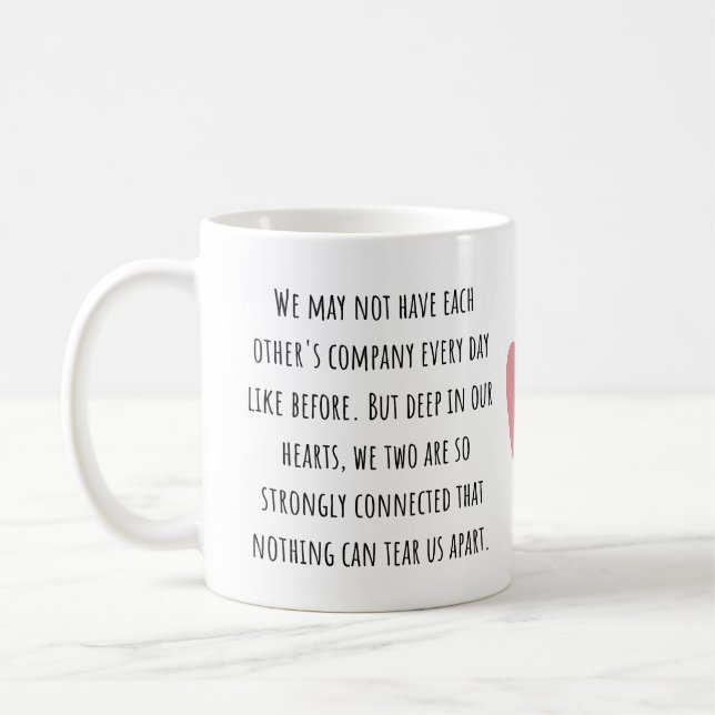 Taza De Café Regalo de amistad a larga distancia (Izquierda)